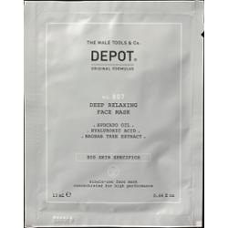 DEPOT 800 SKIN SPECIFICS NO. 807 RELAXING FACE MASK maseczka nawilżająco-kojąca dla mężczyzn 12x13 ml