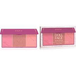 Doll Face Retro Rouge Matte Powder Blush Trios Audrey