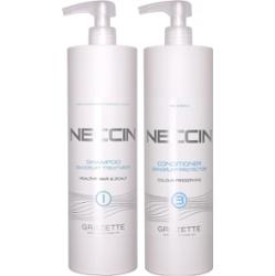 Neccin No.1 Anti-Dandruff Shampoo 1000 ml & No.3 Dandruff Protector Co