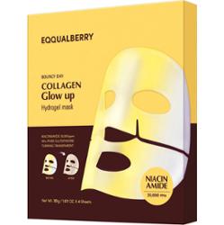 Eqqualberry Collagen Glow Up Hydrogel Mask 4 szt.