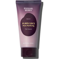 EQQUALBERRY Purple Rice Pore Purifying Pack Cleanser pianka dogłębnie oczyszczająca z efektem złuszczającym 130 g