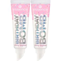 essence Birthday Bomb Shiny Lipgloss 01 Cake My Day! 10 ml x 2