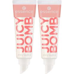 essence Juicy Bomb Shiny Lipgloss 101 Lovely Litchi 10 ml x 2