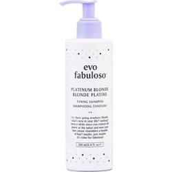Evo Fabuloso Fabuloso Platinum Blonde Toning Shampoo 250 ml - Srebrny
