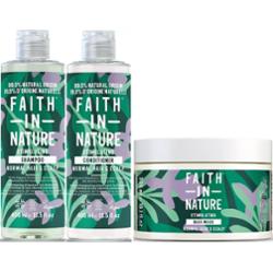 Faith In Nature Bundle Rosemary Shampoo 400 ml & Conditioner 400 ml &