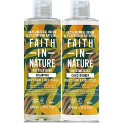 Faith In Nature Bundle Shea & Argan Shampoo 400 ml & Conditioner 400 m
