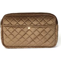 Fan Palm Hazelnut Large Beauty Bag Large