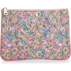 Fan Palm Rosie Flower Clutch