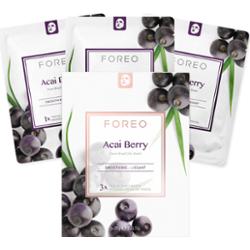 FOREO Skincare Farm To Face Sheet Mask - Acai Berry Maseczki nawilżające 3 ct