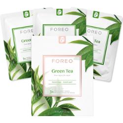 FOREO Skincare Farm To Face Sheet Mask - Green Tea Maseczki nawilżające 3 ct