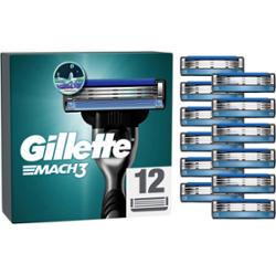 Gillette Mach3 Razor blades for men 12 count