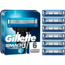 Gillette Mach3 Turbo Men’s Razor Blade Refills 6 szt.