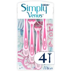 Gillette Venus Simply Venus 3 Disposable Razors Pack Of 4 16 szt.