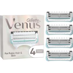 Gillette Venus For Pubic Hair & Skin Women's Razor Blades 4 Pcs