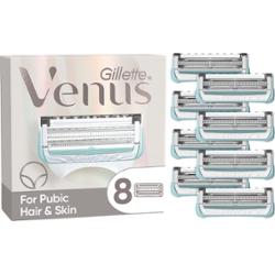 Gillette Venus For Pubic Hair and Skin 8 Razor Blade Refills