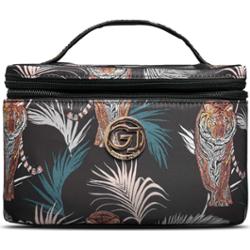 Gillian Jones Beautybox Black Tiger And Palm Print