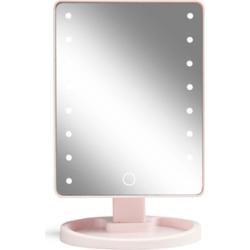 Gillian Jones Hollywood Mirror With Touch, Led Light And USB Pink