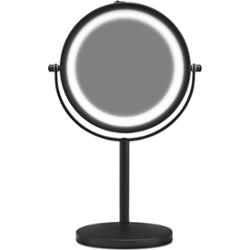 Gillian Jones Table Mirror With Led Light & X10 Magnification Black