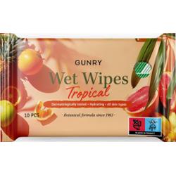 Gunry Wet Wipes Tropical  10 szt.