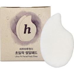 Haruharu Wonder - Ultra Fit Facial Pads, 50ea - wielofunkcyjne płatki bawełniane do twarzy
