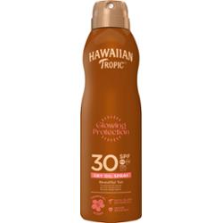 Hawaiian Tropic Glowing Protection Dry Oil Spray suchy olejek do opalania w sprayu SPF 30 180 ml