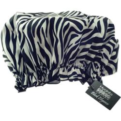 Hydréa London Eco-friendly PEVA Shower Print Design Cap Zebra
