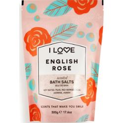 I Love... Signature I Love English Rose Bath Salts 500 g