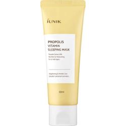 iUNIK - Propolis Vitamin Sleeping Mask, 60ml - nawilżająca kremowa maska na noc z Propolisem