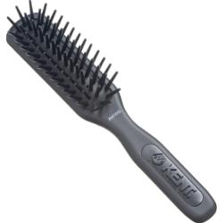 Kent Brushes AirHedz Pro Narrow Phat Pin De-Tangle Cushion Brush Black