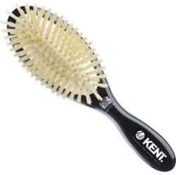 Kent Brushes Classic Shine Medium Soft White Pure Bristle Hairbrush