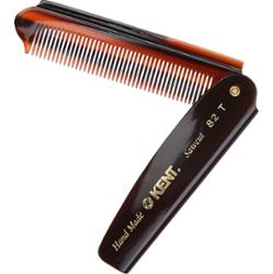 Kent Brushes Handmade Mens Large Folding Pocket Comb Fine