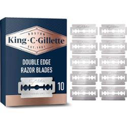 King C. Gillette Dubbeleggade Säkerhetsrakblad 10 Refiller