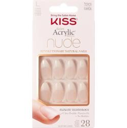 Kiss Salon Acrylic French Nude Revolutionary Natural Nails Long Sensib