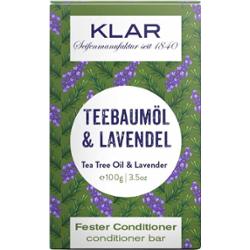 Klar Seifen Tea Tree Oil & Lavender Conditioner Bar 100 g