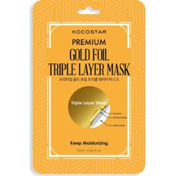 KOCOSTAR Premium Gold Foil Triple Layer Mask