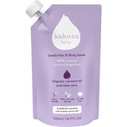 Kokoso Baby Gentle Hair Body Wash Refill Pouch 500 ml