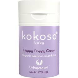Kokoso Baby Happy Nappy Cream krem ochronny na odparzenia pieluszkowe nieperfumowany 50 ml