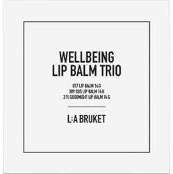 L:a Bruket 325 Wellbeing Lip Balm Trio 42 g