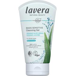 Lavera Basis Sensitiv delikatny żel oczyszczający do cery normalnej i mieszanej 125 ml