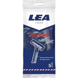 LEA Men Disposable 2 Blade Razors for Men 5 Pack