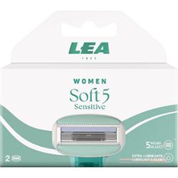 LEA Women Soft 5 Sensitive Mini Razor Blades 2 pack