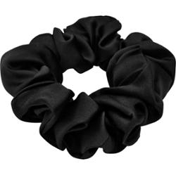 Lenoites Mulberry Silk Scrunchie - jedwabna gumka do włosów Black