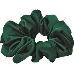 Lenoites Mulberry Silk Scrunchie - jedwabna gumka do włosów Green