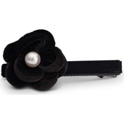 Lily and Rose Coco velvet hair pinn - Black / ivory