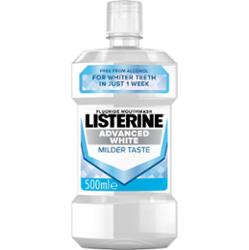 Listerine Milder Taste  Mouthwash Advanced White 500 ml