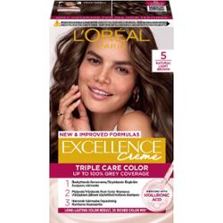 L'Oréal Paris Excellence Crème Triple Care Color 5 Natural Light Brown