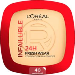 L'Oréal Paris Infaillible 24H Fresh Wear Foundation in a Powder 40 War