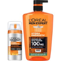 L'Oréal Paris Men Expert Hydra Energetic Shower Gel 1000 ml & 24H Anti