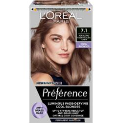 L'Oréal Paris Préférence Permanent Haircolor Cool Blondes 7,1 Iceland