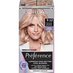 L'Oréal Paris Préférence Permanent Haircolor Cool Blondes 9,12 Siberia